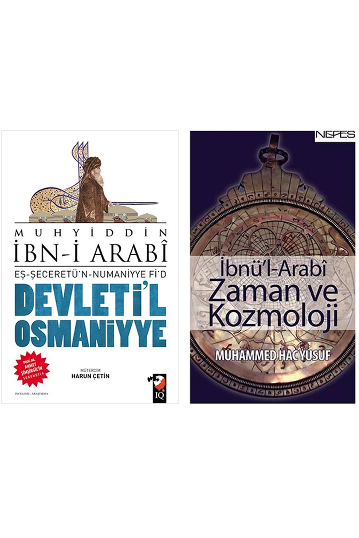 Muhyiddin İbn Arabi Devletil Osmaniyye ve Zaman ve Kozmoloji 2 Kitap Seti